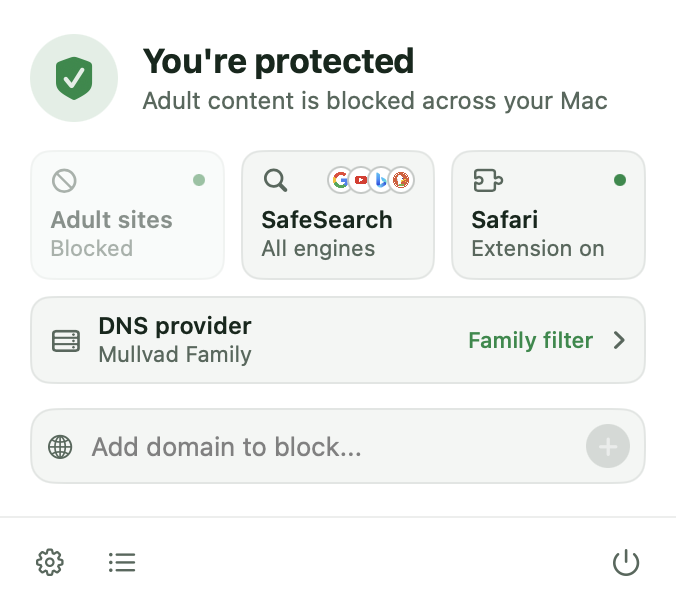 CleanBrowse screenshot