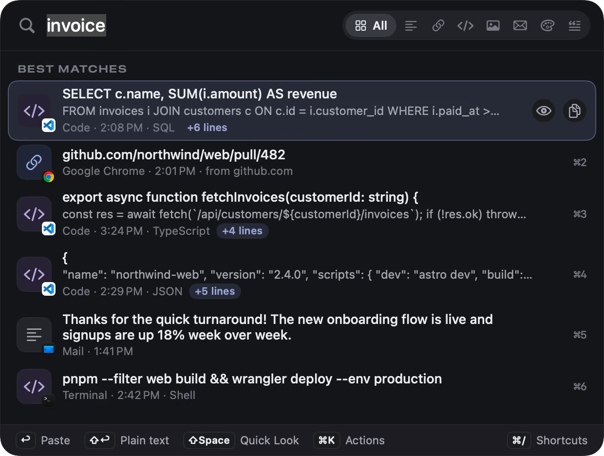 Copse screenshot