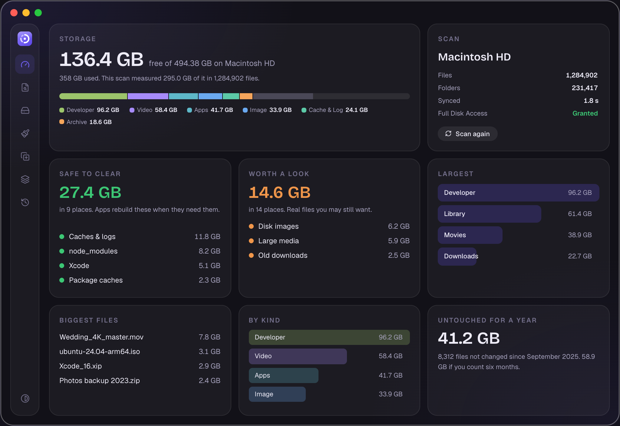 DiskMate screenshot