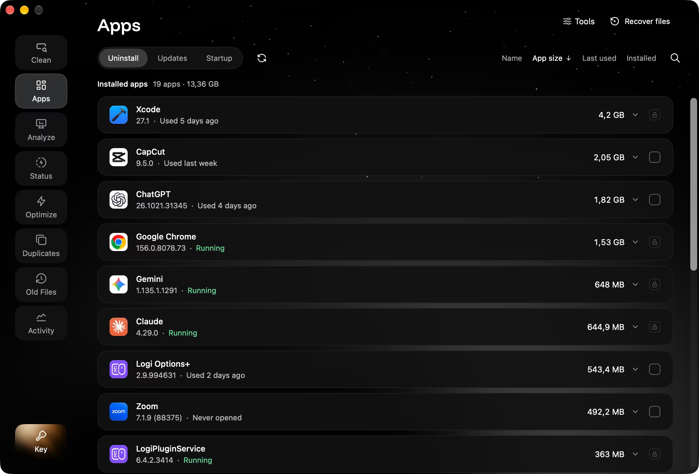 Disklumo screenshot