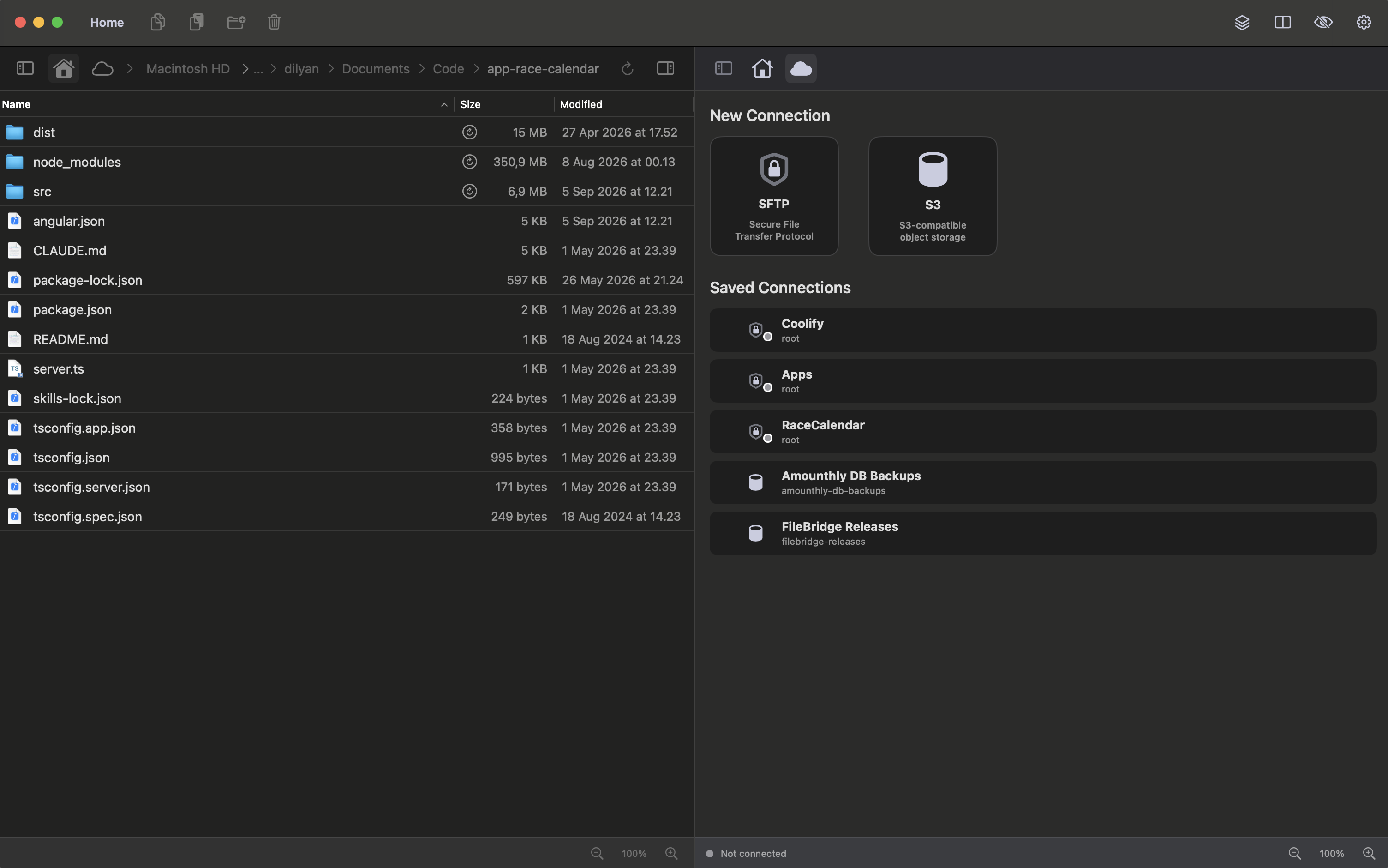 FileBridge screenshot