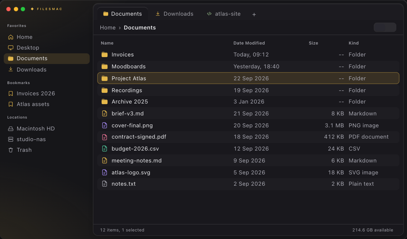 FilesMac screenshot