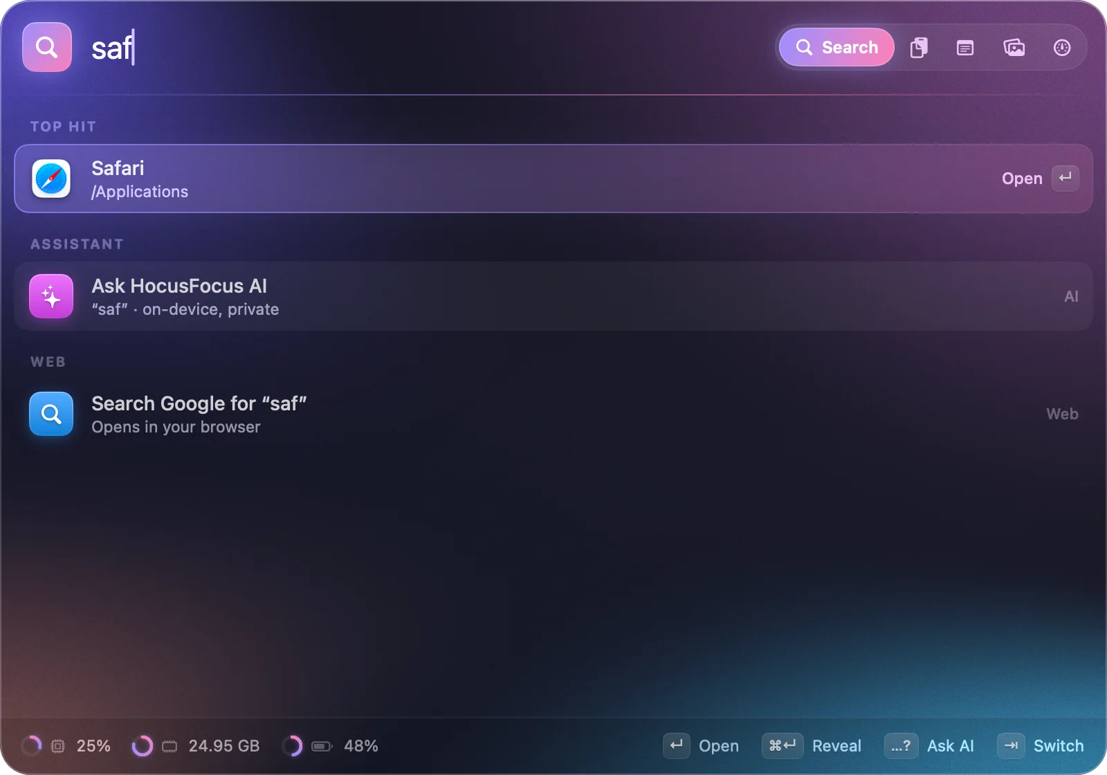 HocusFocus screenshot