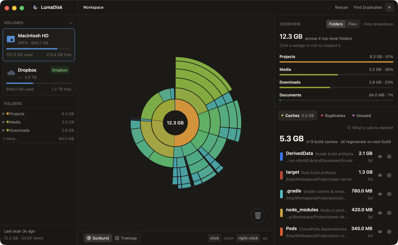 LumaDisk screenshot
