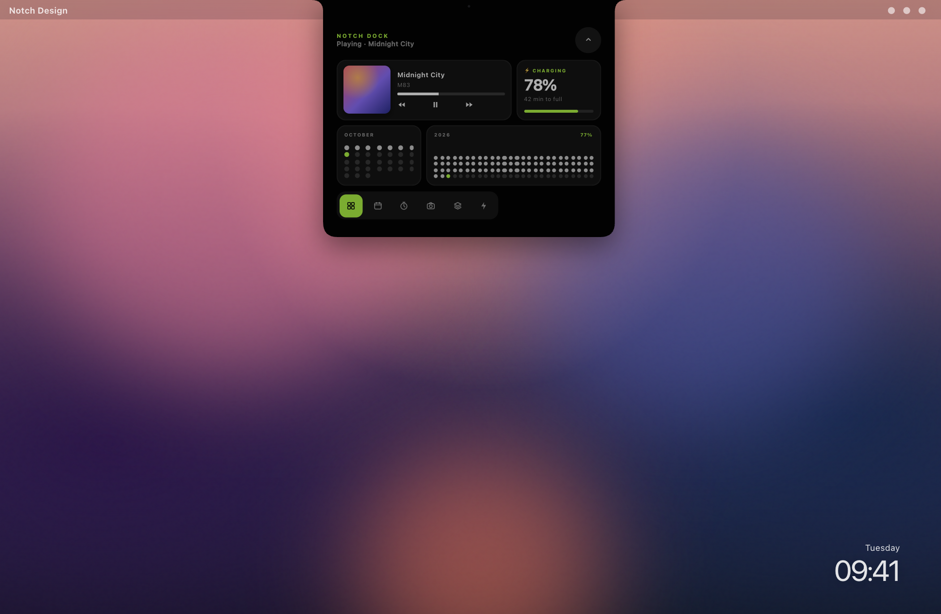 Notch Design screenshot
