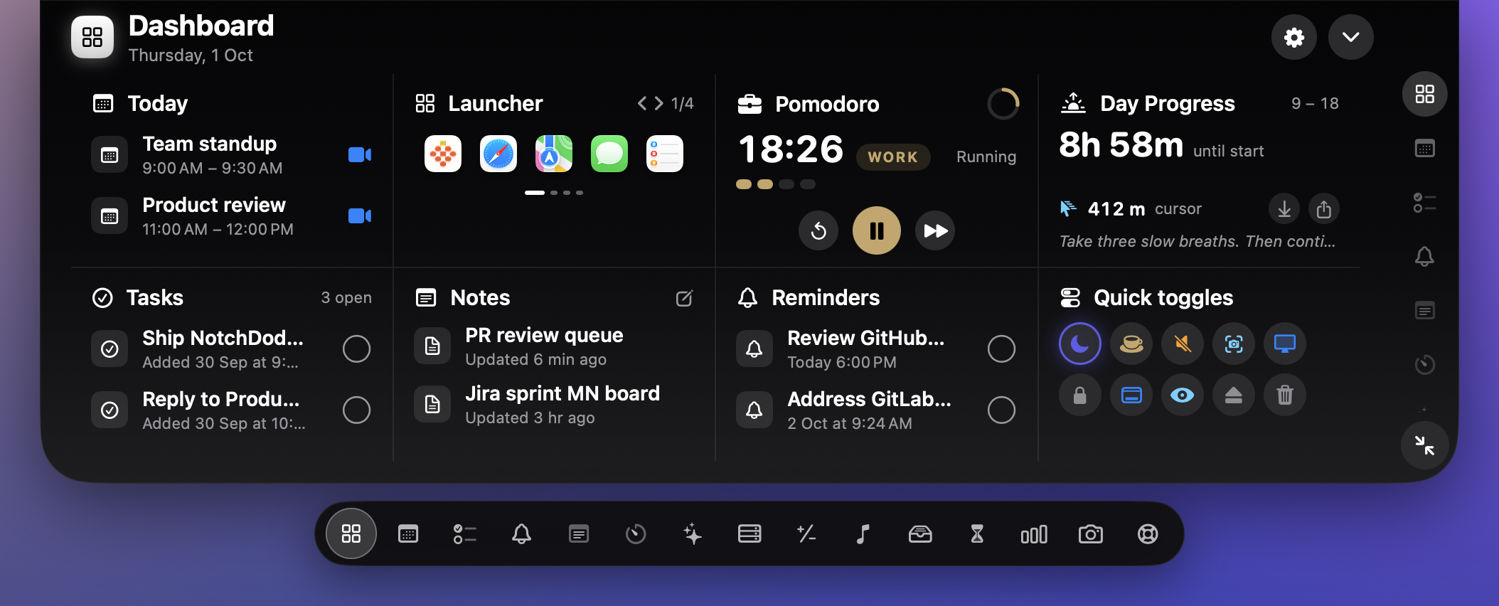NotchDodo screenshot