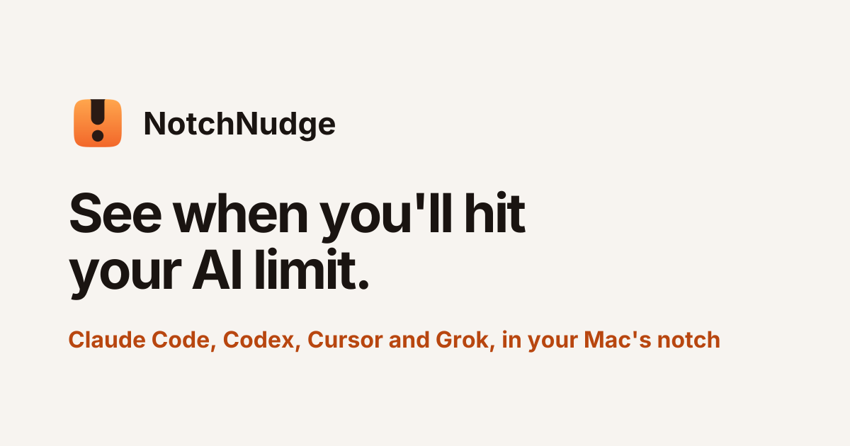 NotchNudge screenshot