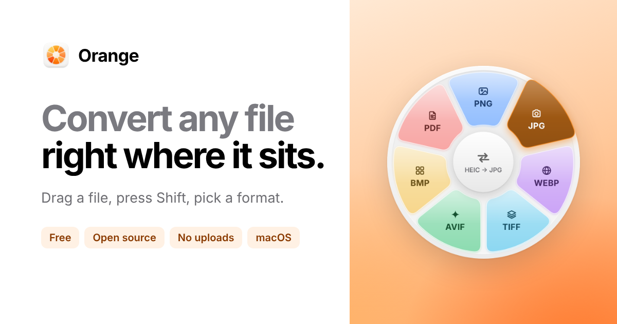 Orange screenshot