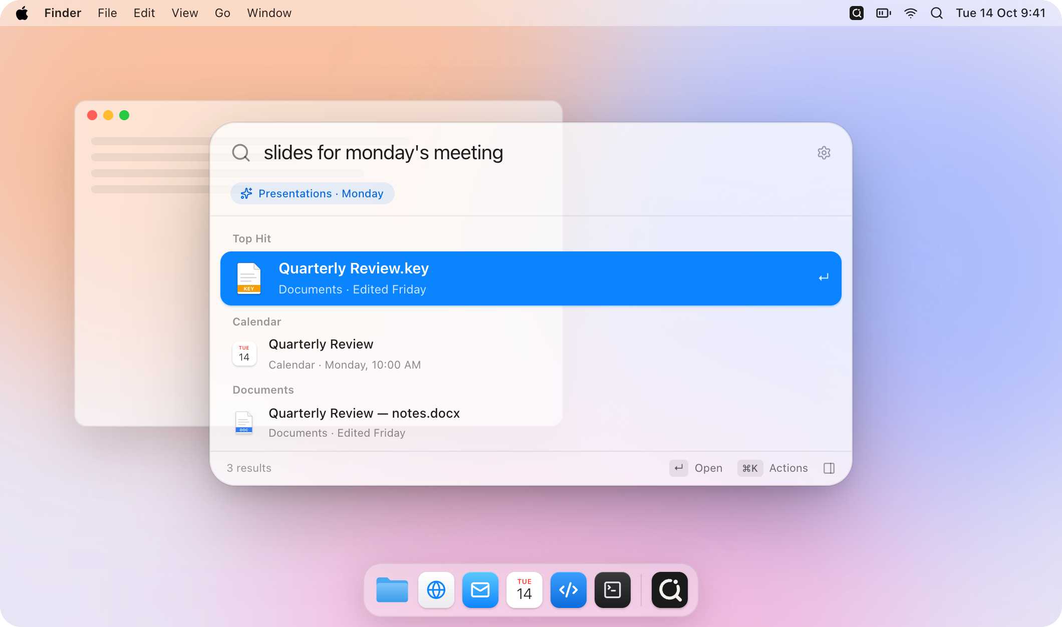 SearchOnMac screenshot