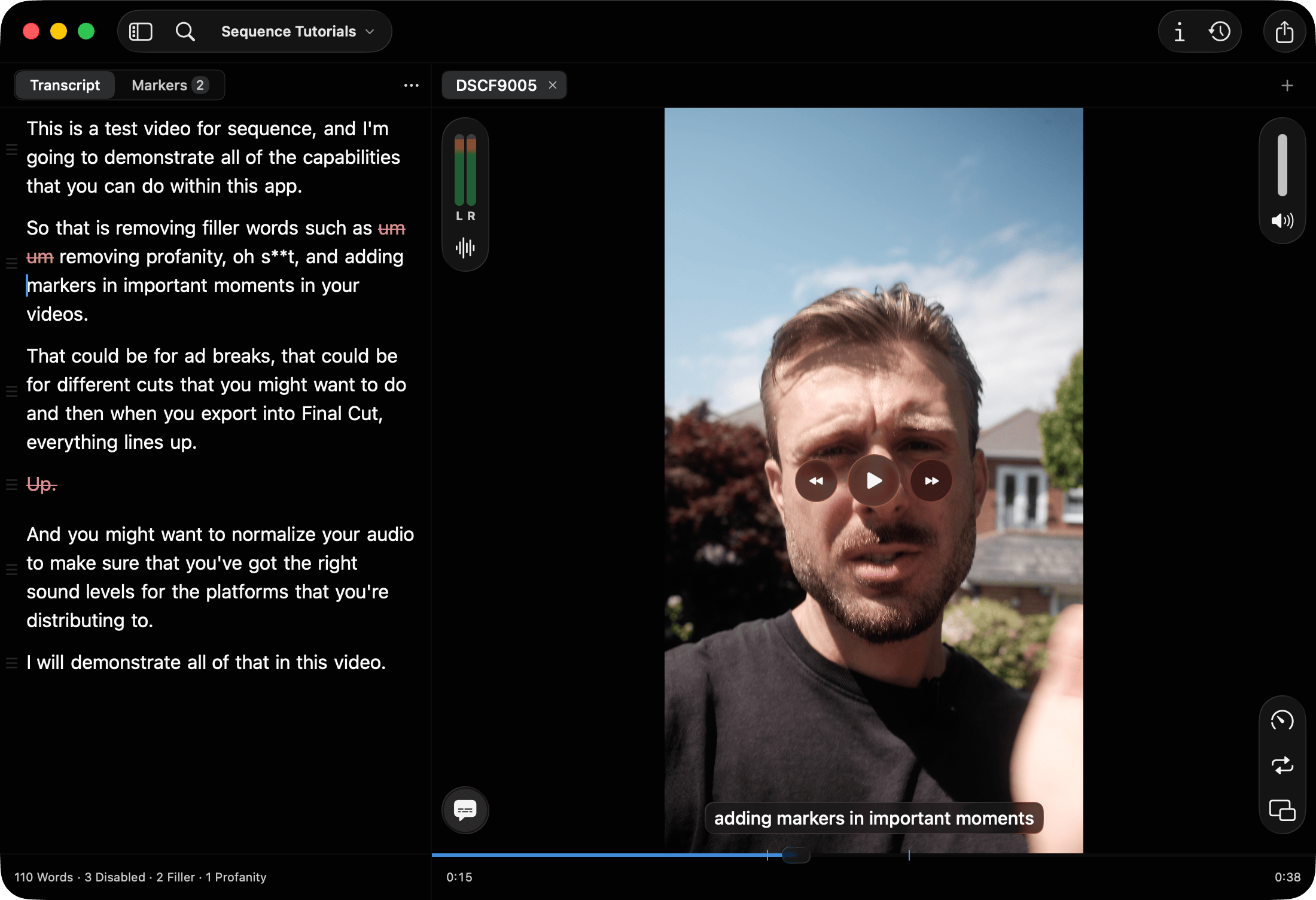 Sequence Tool screenshot