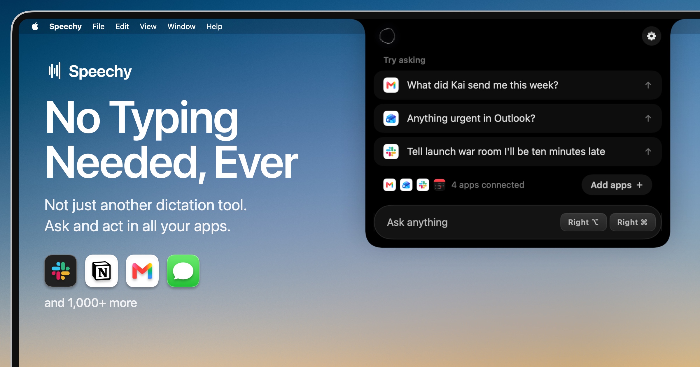 Speechy screenshot