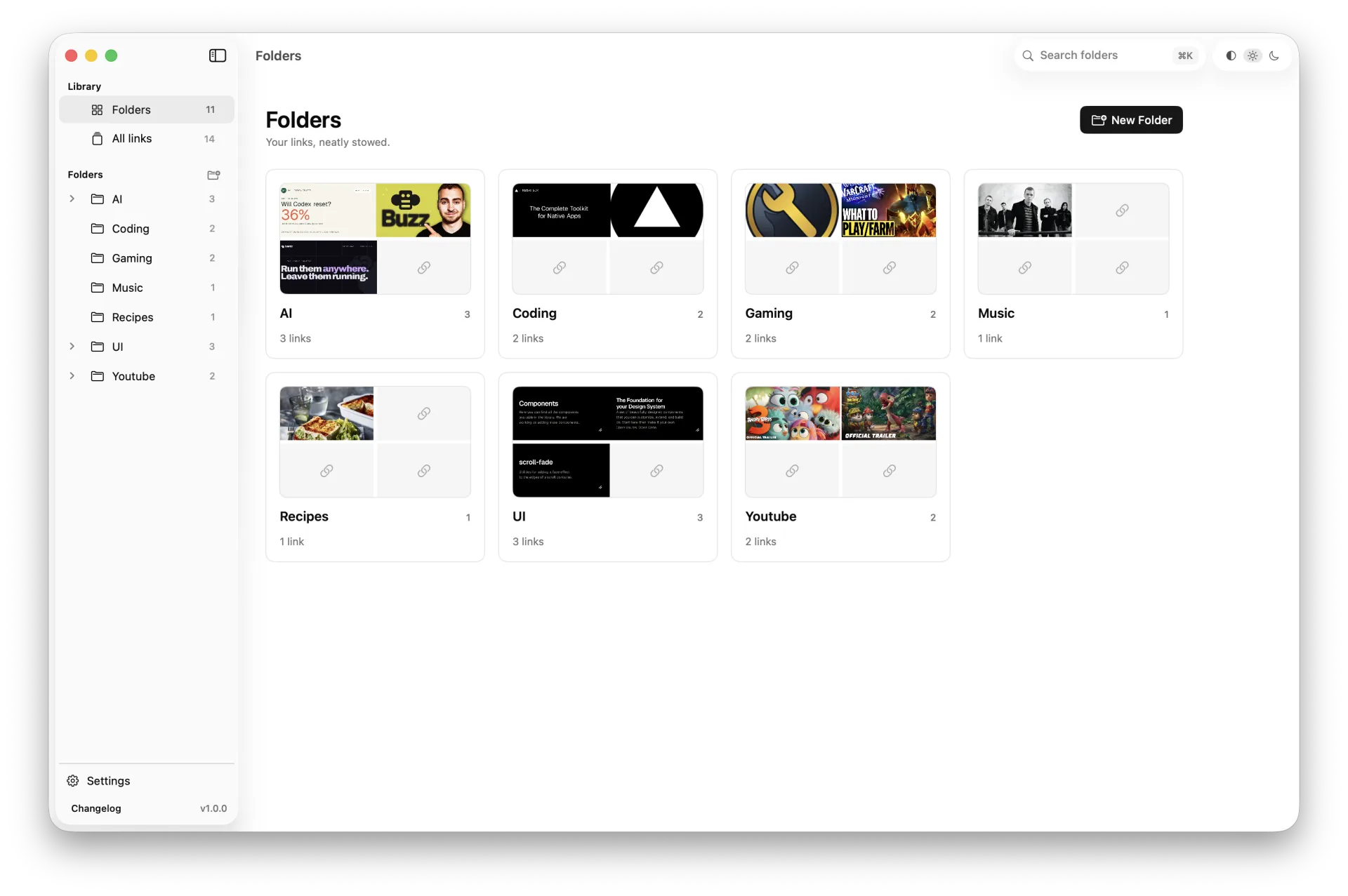 StowLink screenshot