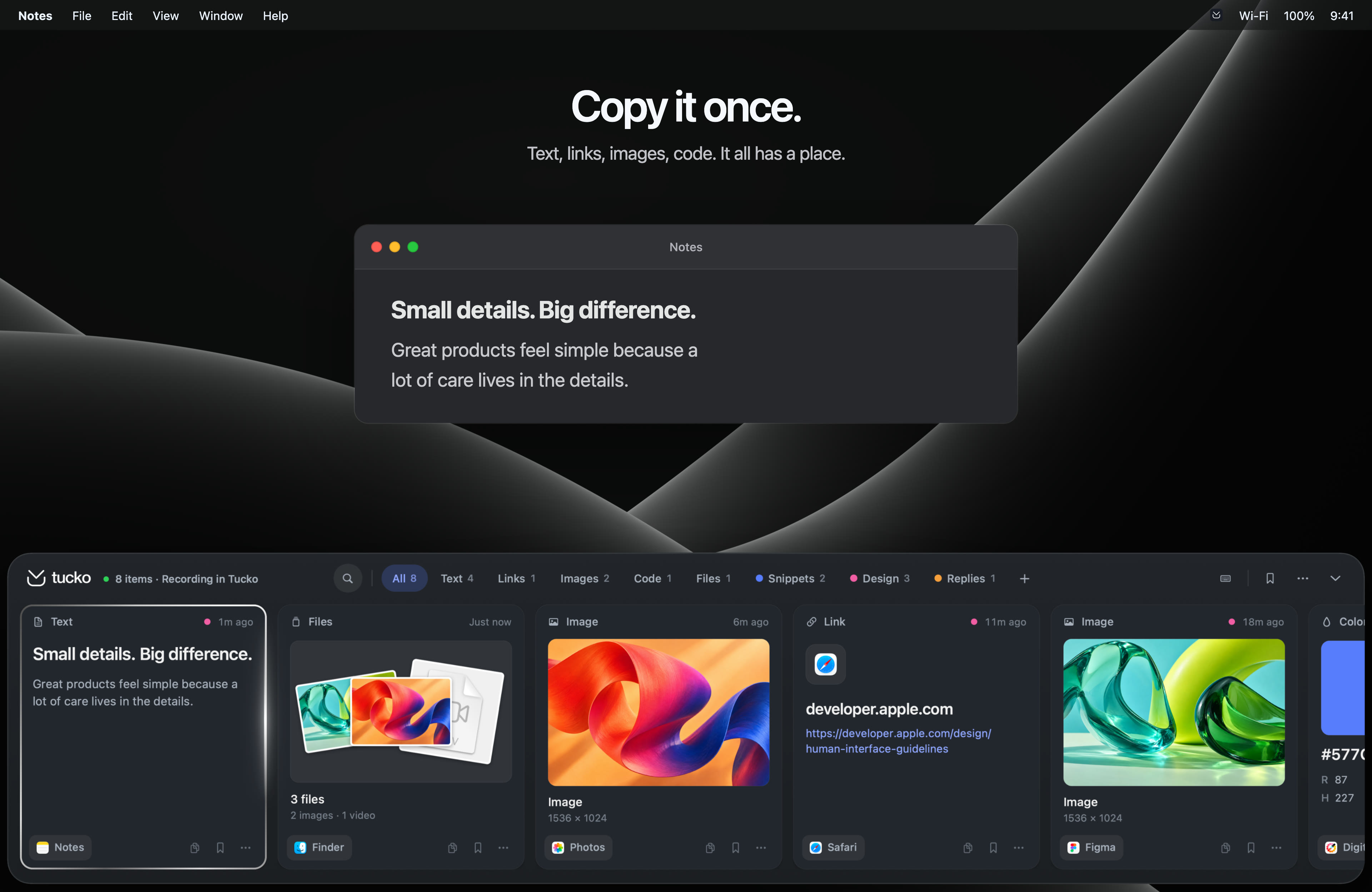 Tucko screenshot