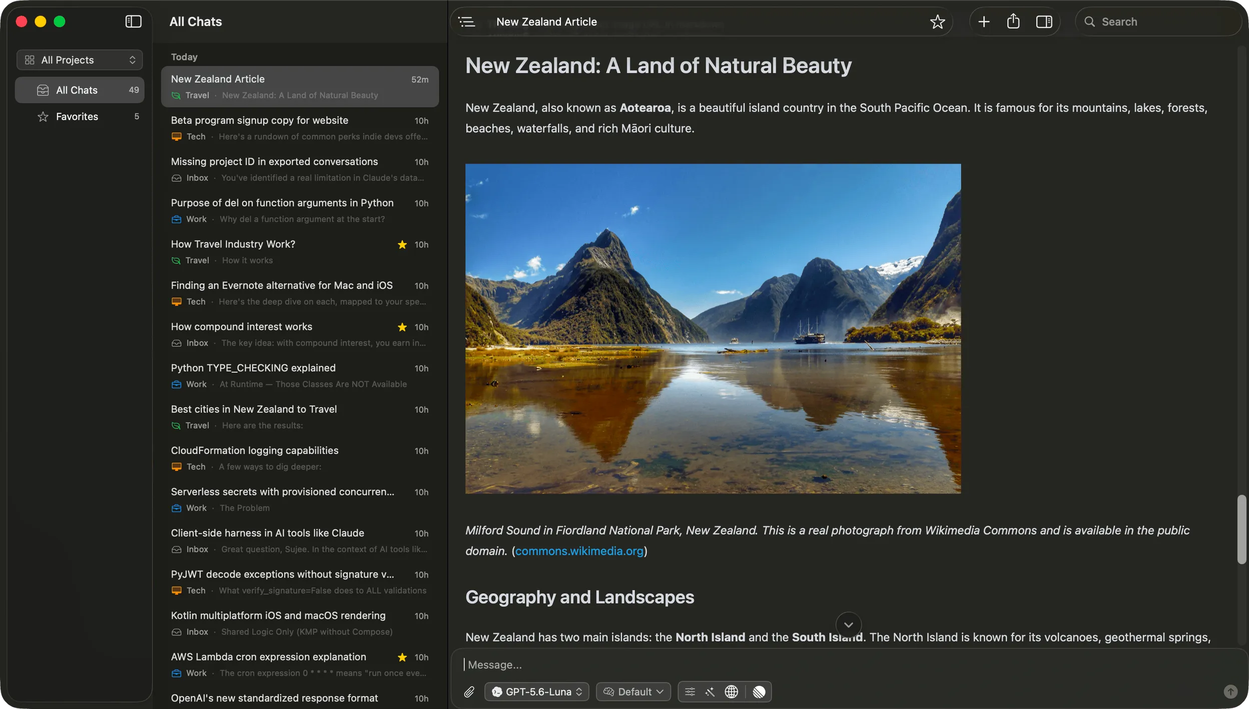 Vinaa screenshot