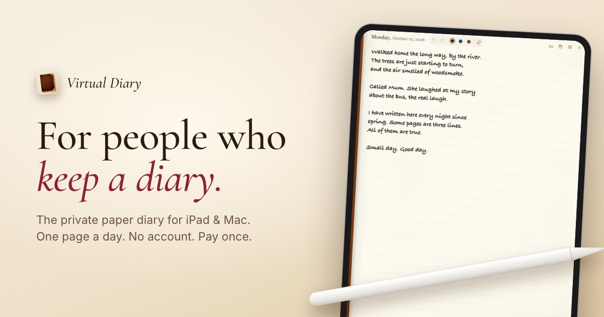 Virtual Diary screenshot