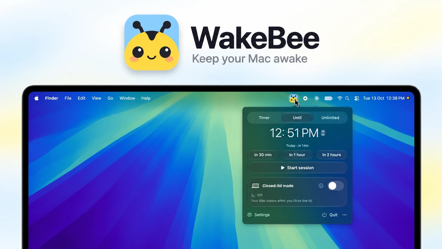 WakeBee screenshot