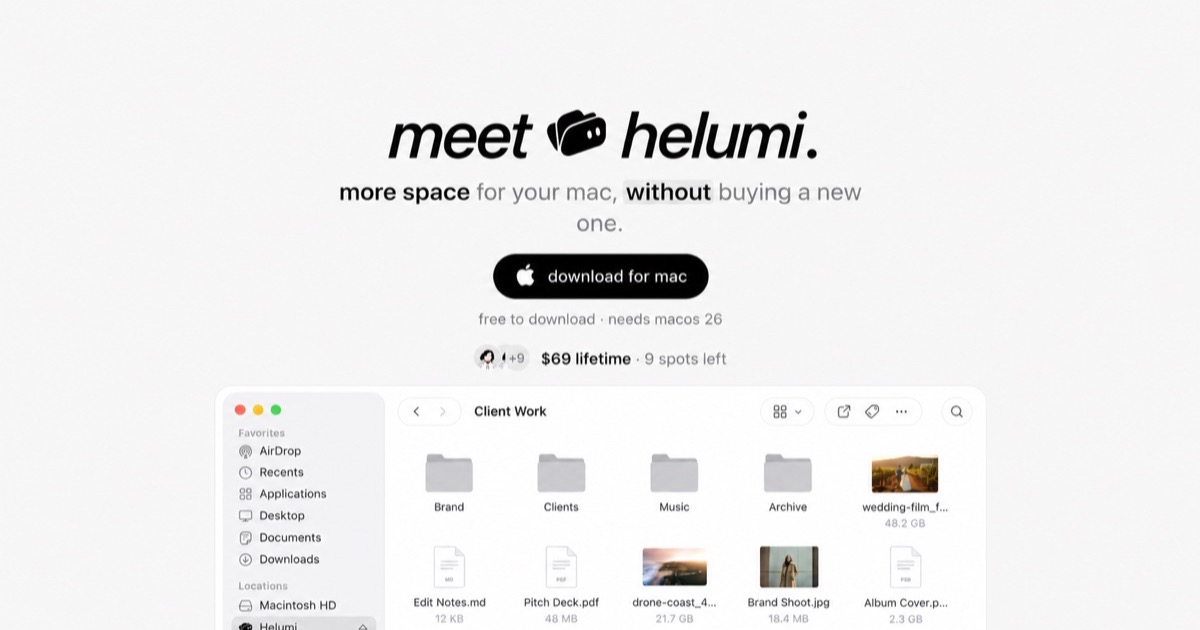 Helumi screenshot
